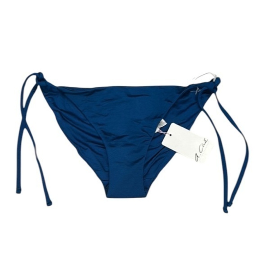 A. Che Jolie string ink blue swim bikini bottom size XS